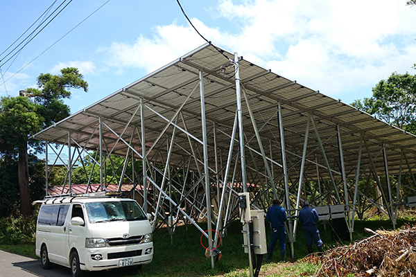 低圧野立て高足タイプ　千葉県大網白里市